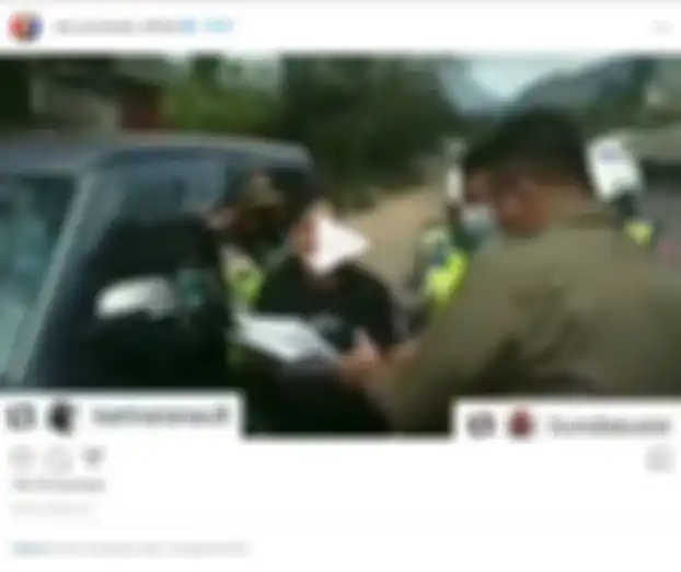 Pesinetron Preman Pensiun, Epy Kusnandar terjaring razia penyekatan wilayah oleh pihak kepolisian.  