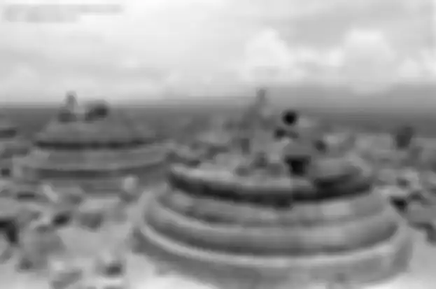 Abdul Qadir Hasan Baraja pendiri Khilafatul Muslimin dipenjara karena bom Candi Borobudur. Namun, dalangnya masih jadi misteri.