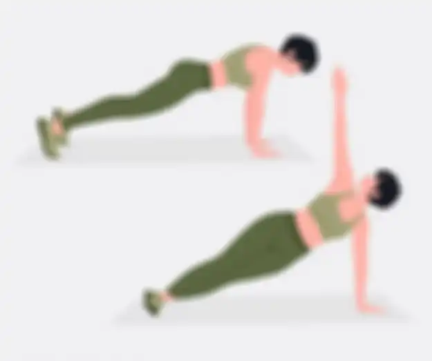 cara menghilangkan perut buncit dengan side plank left and right