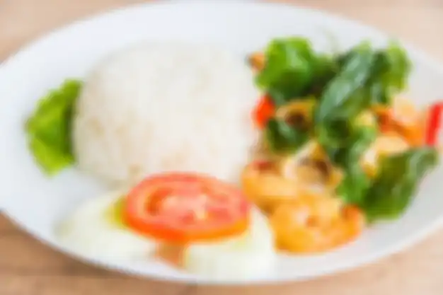 Sayur rebus.