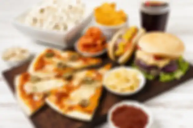 Ilustrasi junk food