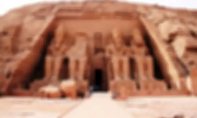 Kuil Abu Simbel di Mesir.