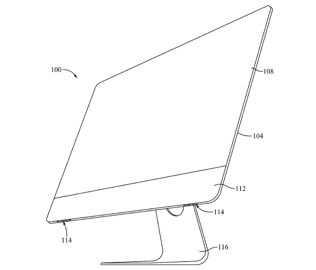 Gambar speaker iMac masa depan yang bakal tersemat di beberapa bagian perangkat