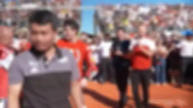 Momen Mugiyono saat berada di MotoGP Valencia 2022, Francescso Bagnaia juara MotoGP 2022 di sana.