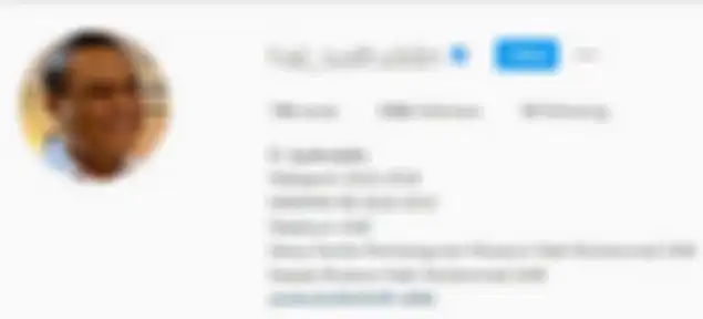 Bio Instagram Haji Syafruddin, ayah Nuralamsyah, korban pengeroyokan Putra Siregar