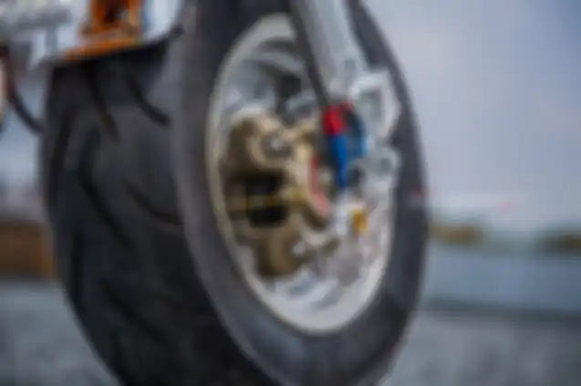 Perangkat rem depan Honda Monkey 124 cc.