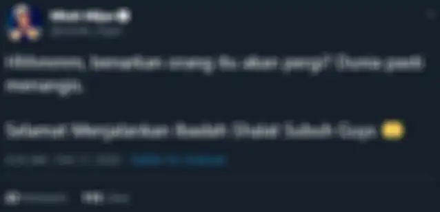 Terawangan Mbah Mijan yang diunggah di Twitter.