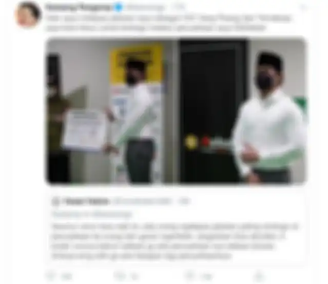 Kaesang menanggapi netizen Twitter