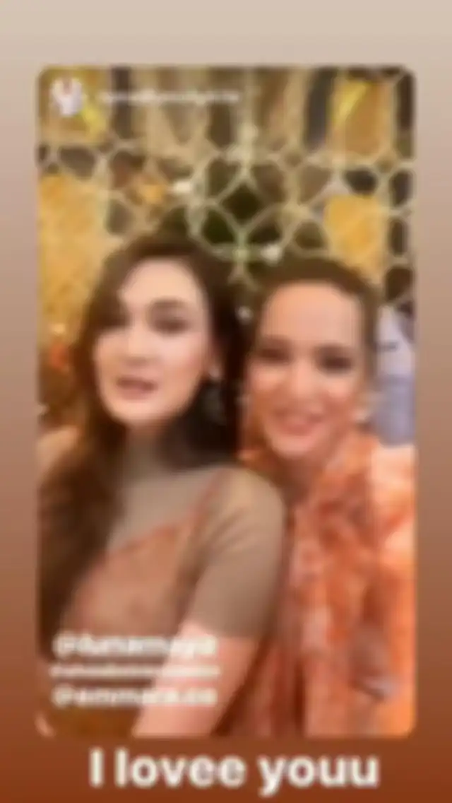 Nia Ramadhani pilih abadikan momen bareng Luna Maya