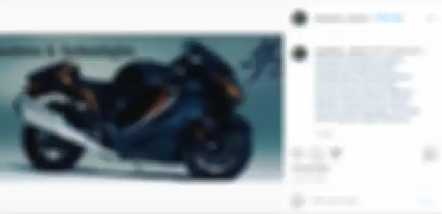 Gambar motor baru Suzuki Hayabusa 2021 bocor.