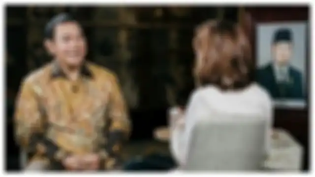 Tommy Soeharto, anak Presiden ke-2 RI Soeharto saat menjadi narasumber dalam Narasi TV bersama Najwa Shihab.