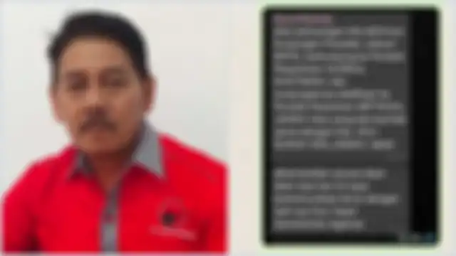 Foto Ketua DPRD Kuningan Nuzul Rachdy yang mengirimkan pesan pembatalan kunjungan Presiden Jokowi ke Ponpes Husnul Khotimah.