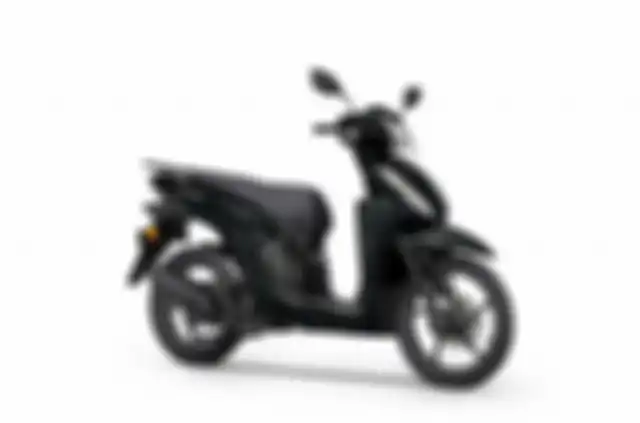 Honda Vision 2021 versi Eropa warna hitam.