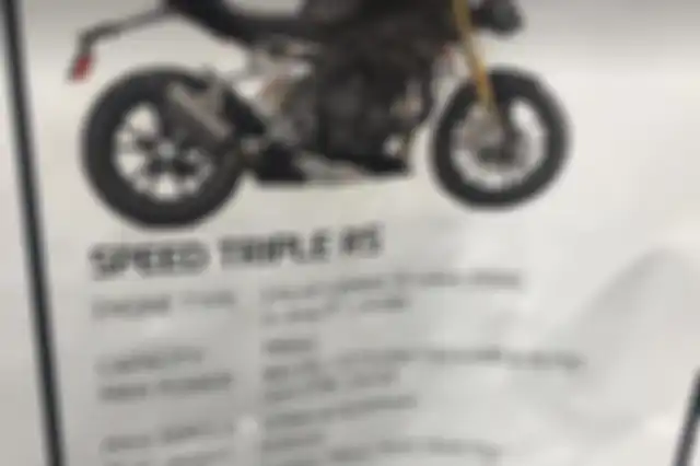 Spesifikasi Triumph Speed Triple 1200 RS 2021 yang bocor.