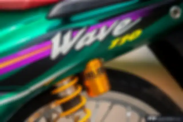 Sokbreker Ohlins dipilih untuk Honda Supra 110 alias Honda Wave 110 ini.