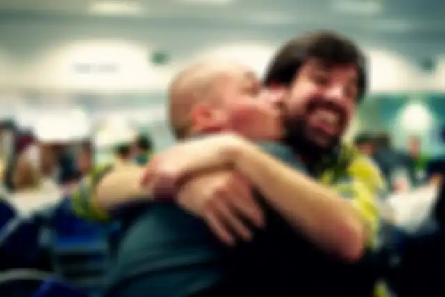 Gavin and Dan, kangen-kangenan
