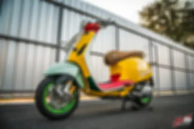 Modifikasi Vespa Primavera Sean Wotherspoon asal Thailand.