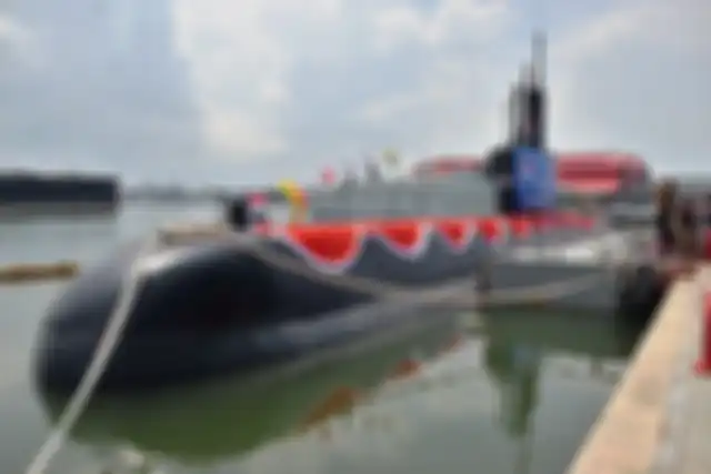 KRI Alugoro kapal selam buatan Indonesia.