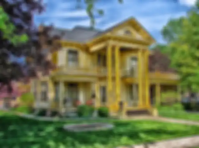 Ilustrasi rumah mewah 