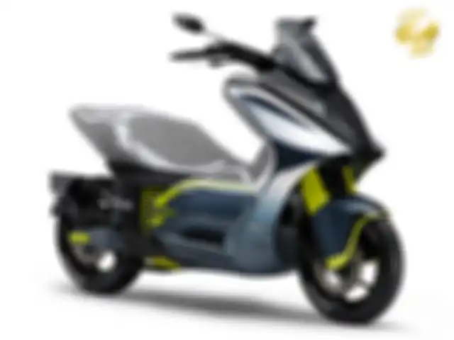 Konsep motor listrik Yamaha E01, secara ukuran mirip Yamaha NMAX.