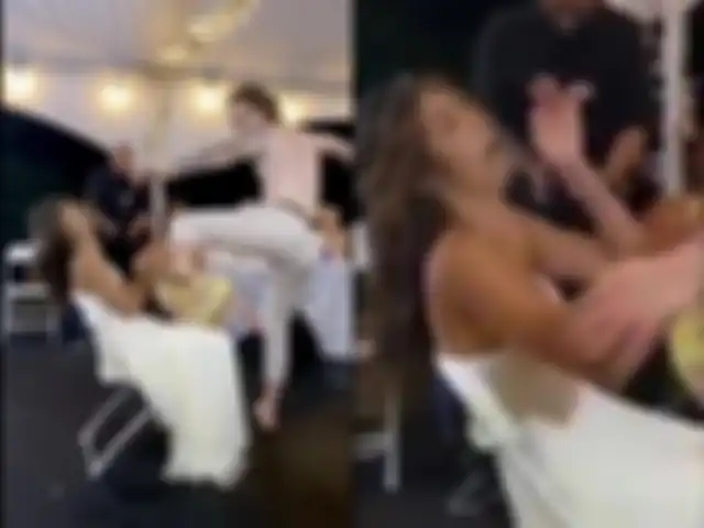 Pengantin wanita ditendang oleh suami di resepsi pernikahan, terbongkar alasannya.