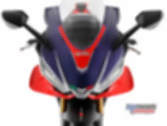 Tampak area depan Aprilia RSV4 2021.