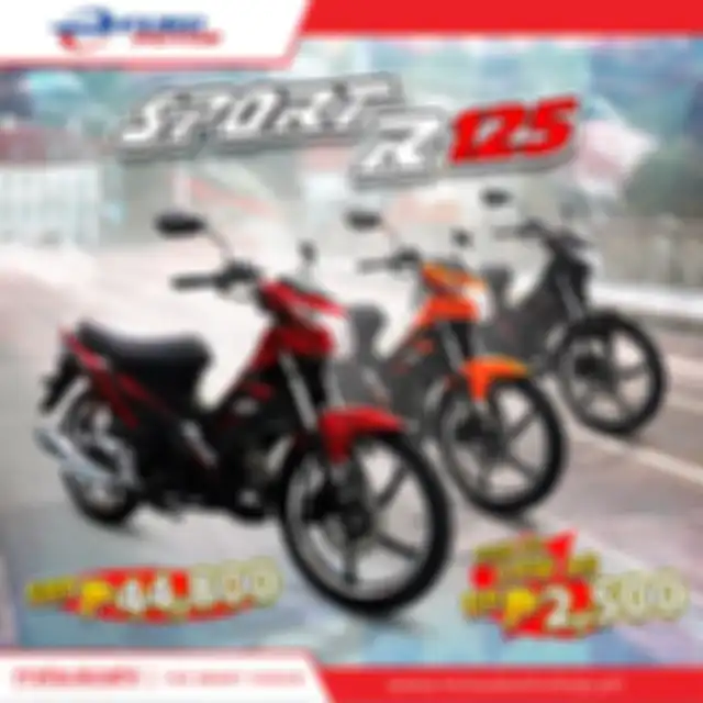 Euro Motor Sport R125, motor bebek asal Cina yang meniru Suzuki Satria F150.