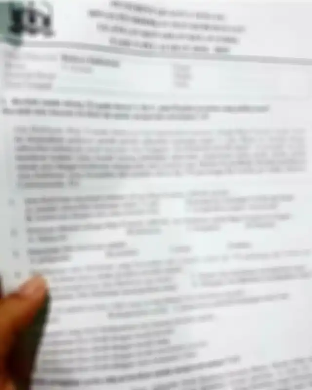 Foto soal ujian SD yang berisikan Atta Halilintar