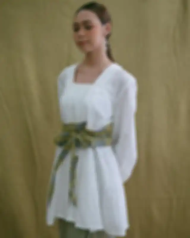 Model kebaya putih buat baju lebaran 2023