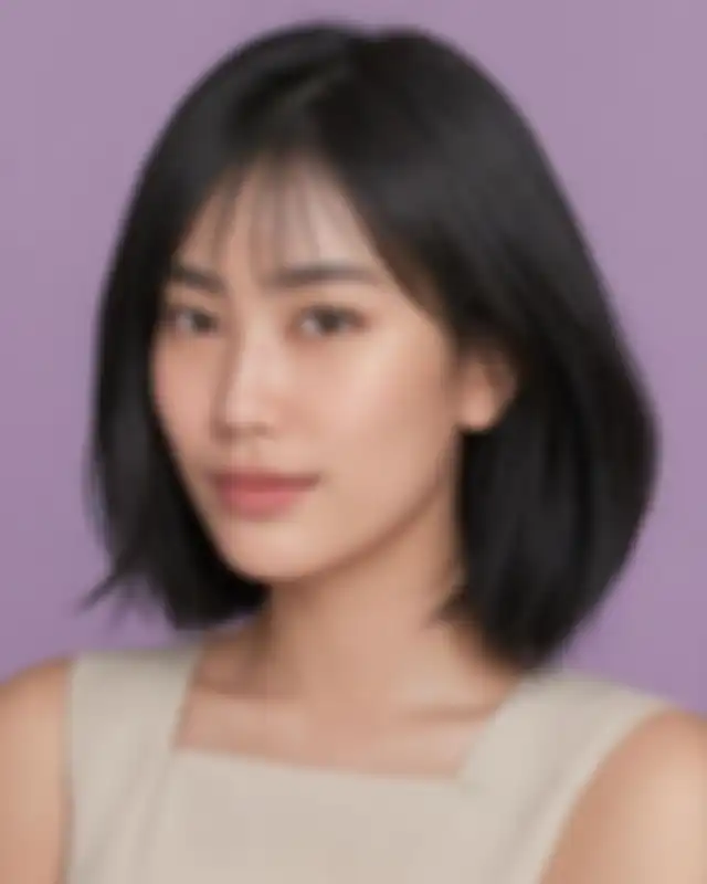 Alika Islamadina pakai Snow AI Profile a la orang Korea