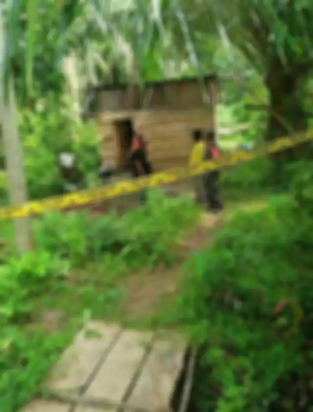 Rumah lokasi pemerkosaan.