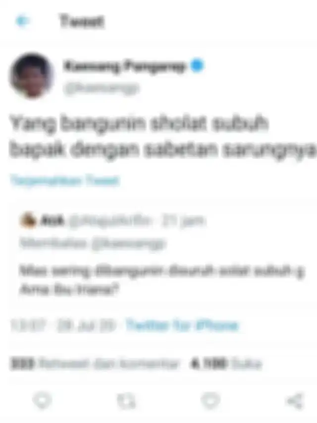 Unggahan Kaesang Pangarep. 