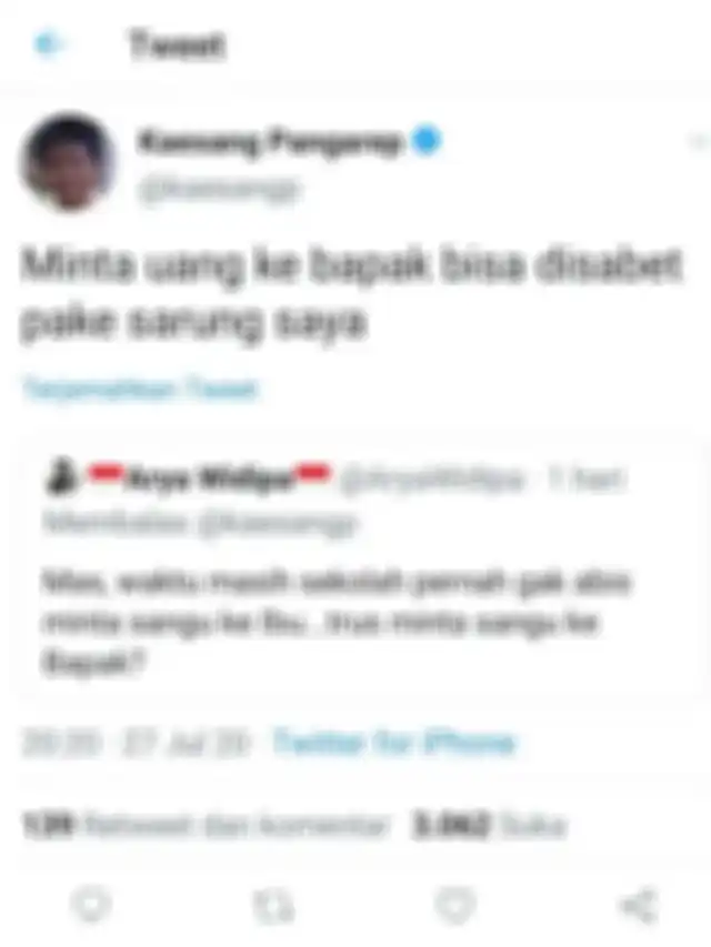 Unggahan Kaesang Pangarep. 