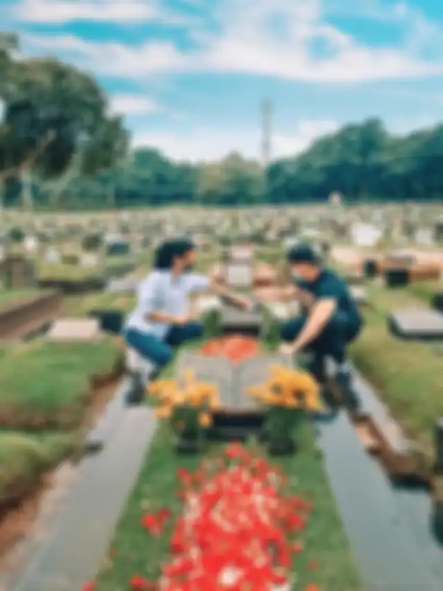 Makam Azzizurrahman Lajutba. Foto masa muda ayah Sophia Latjuba bikin netizen syok. Maklum, mereka tak menyangka sang ayah mirip mantan kekasih Sophia Latjuba, Ariel NOAH.