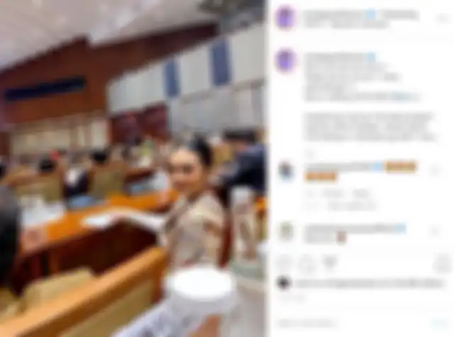 Krisdayanti hadiri rapat paripurna DPR