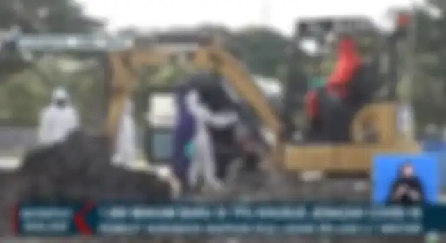 TPU Keputih, yang jadi lokasi pemakaman khusus pasien covid-19 di Surabaya.