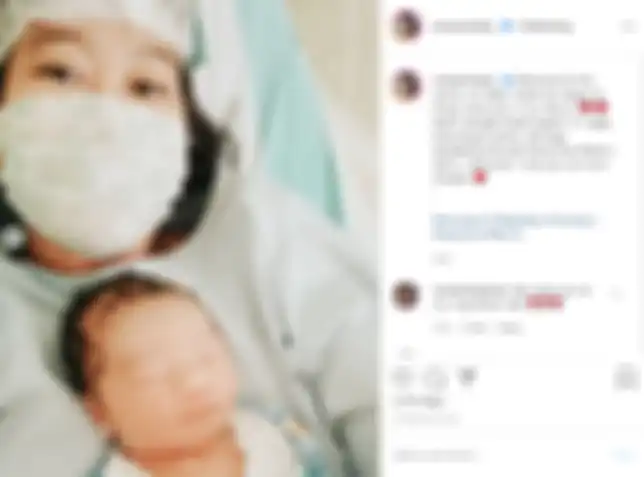 Adik ipar Nana Mirdad melahirkan anak pertamanya