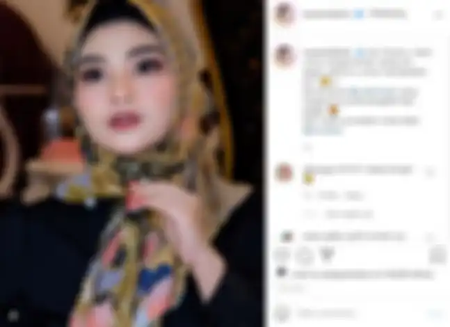 Rosa Meldianti tampil cantik dalam balutan hijab