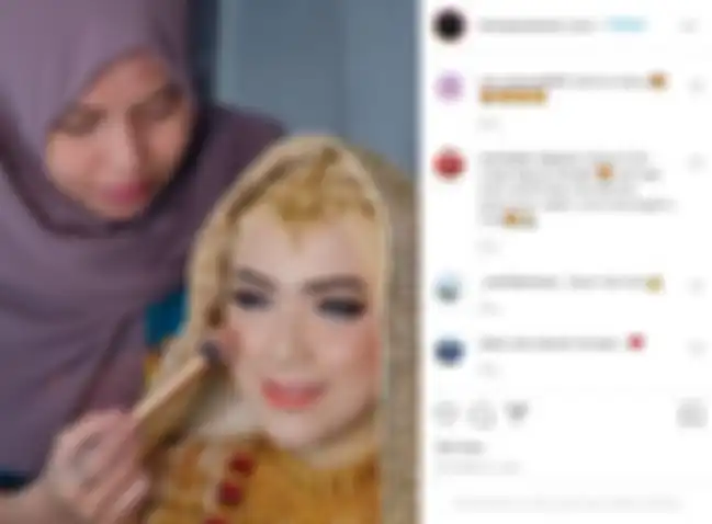 Retno Paradinah jadi MUA.
