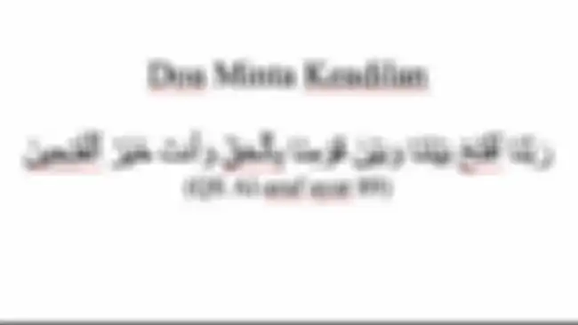 Doa Mohon Keadilan