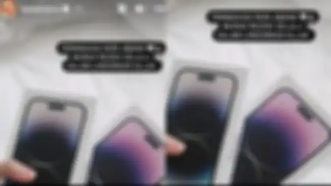 Penyanyi dangdut Lesti Kejora mendapat hadiah iPhone dari sang suami, Rizky Billar. 