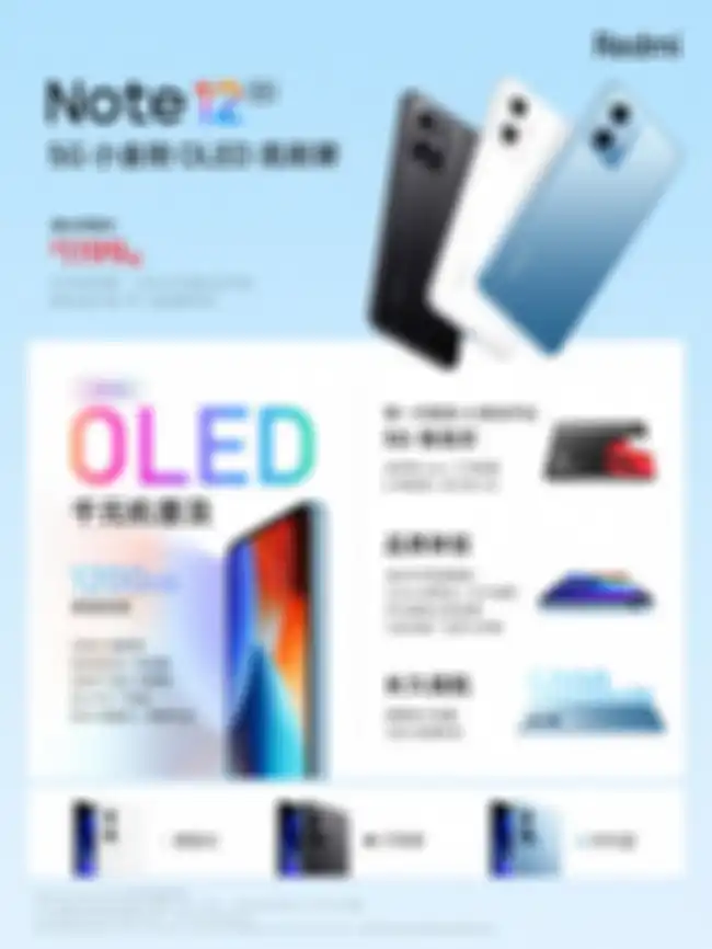 Poster peluncruran Redmi Note 12 di China