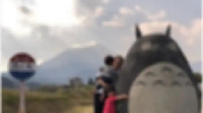 Halte Totoro ada di dunia nyata nih. Dibuat oleh sepasang lansia untuk cucunya