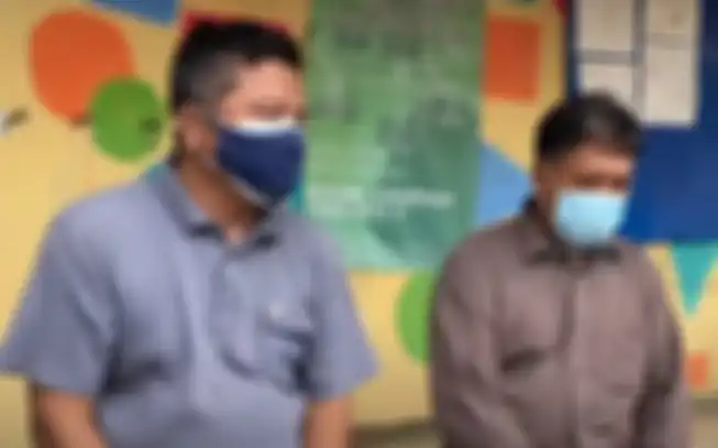 Penjelasan Tubagus Endang mengenai Tubagus Joddy yang menjadi tersangka. 