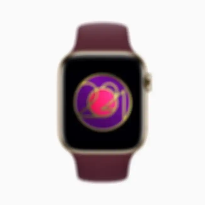 Tampilan Badge Spesial Apple Watch dalam rangka Hari Wanita 2021