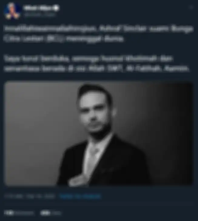 Mbah Mijan mengucapkan belasungkawa atas meninggalnya Ashraf Sinclair.