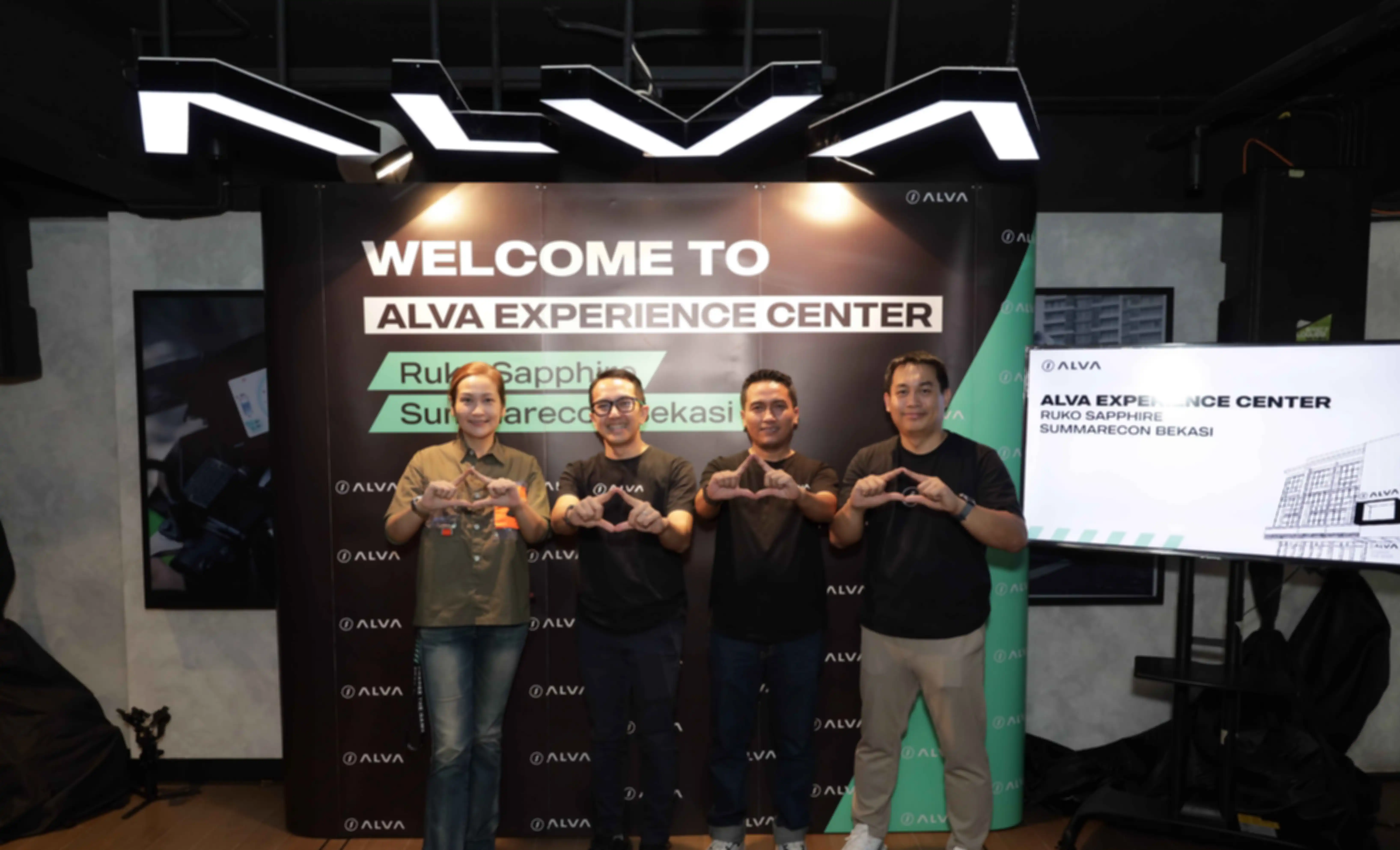 Peresmian ALVA Experience Center cabang Bekasi.