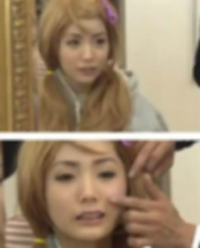 Tampilan gadis Korea setelah makeup-nya dihapus