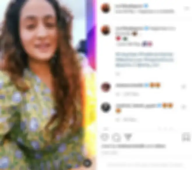 Ruchikaa Kapoor saat memamerkan baby bump nya