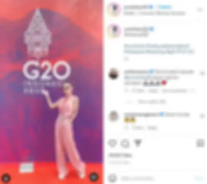 Penampilan Yuni Shara saat latihan untuk memeriahkan panggung KTT G20 di Bali